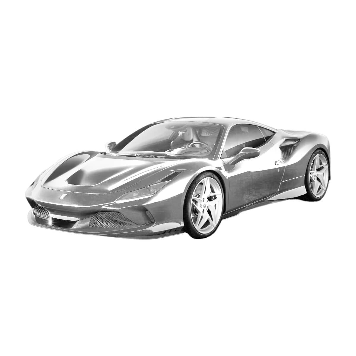Ferrari F8 Tributo スケッチ