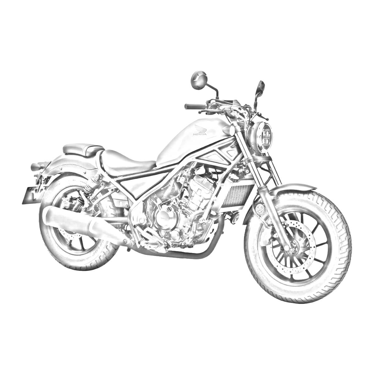 Rebel 250 スケッチ