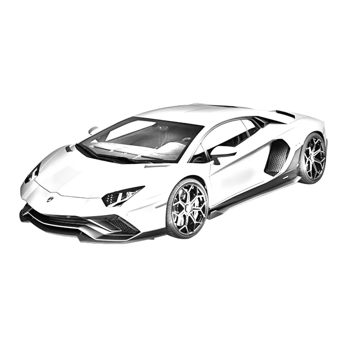 Lamborghini Aventador スケッチ