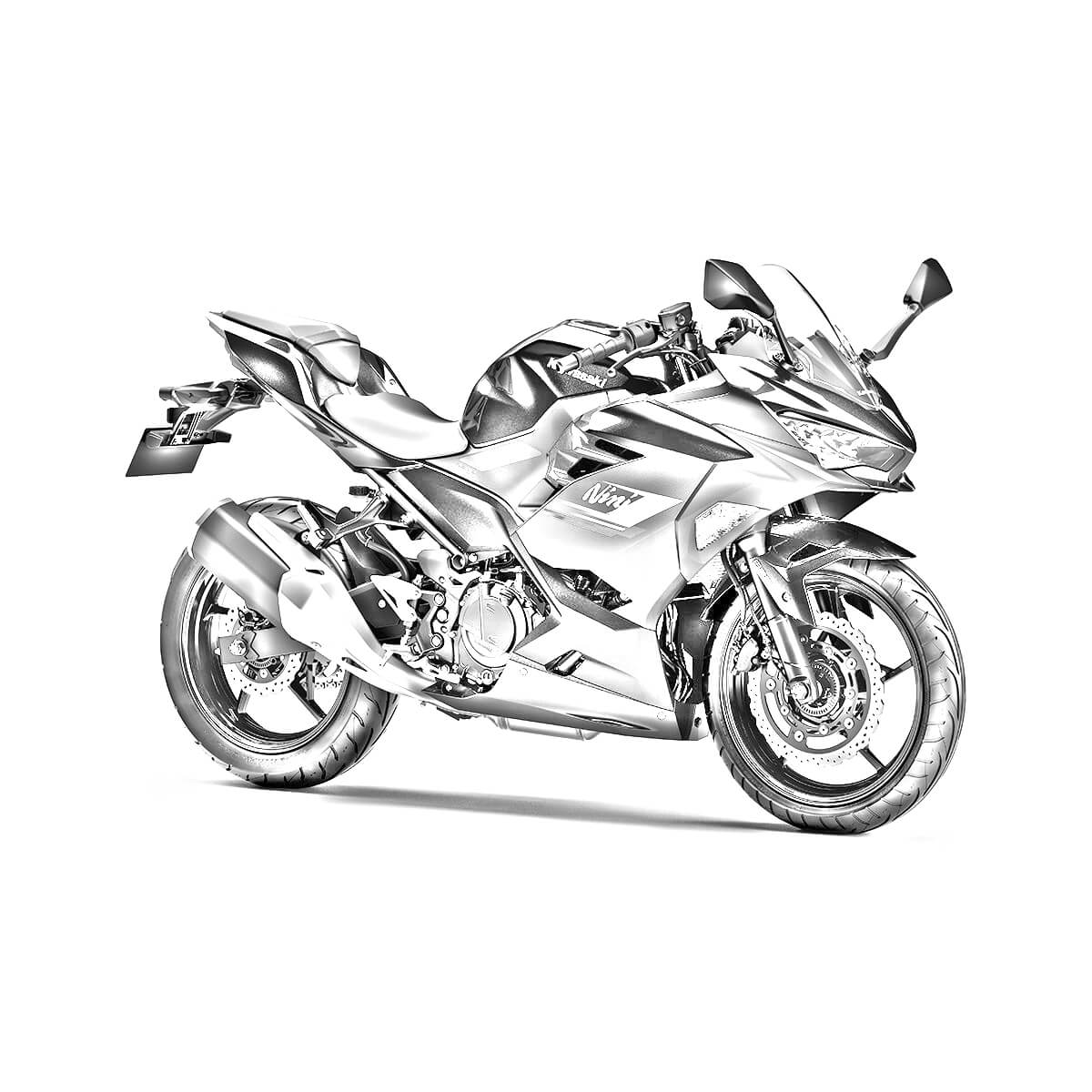Ninja 250 スケッチ